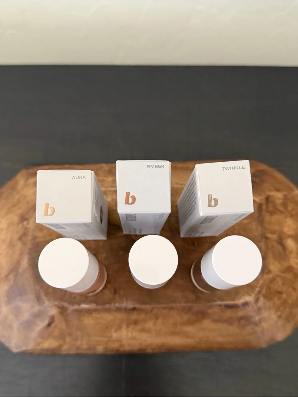 3X Beautycounter Lid Glow Cream Eye Shadow Aura, Twinkle, Ember 5ml